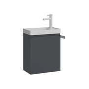 Mobile lavabo "Ferla 40" - 40 x 22 x 50 cm - Antracite opaco