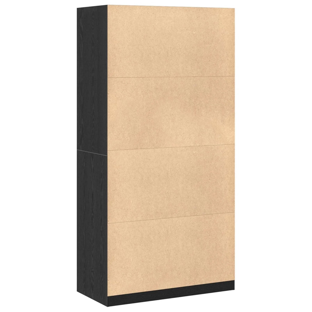 Guardaroba Rovere Nero 100 x 50 x 200 cm Legno multistrato