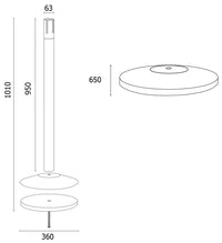 Colonnina in Metallo Nero Opaco Ø36x101 cm Senza Nastro