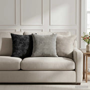 Federa 6 pz HEERLEN Grigio Scuro 35 x 35 cm Tessuto Chenille 908112