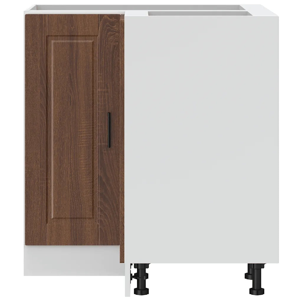 Base ad Angolo Cucina Porto Rovere Marrone in Legno Multistrato