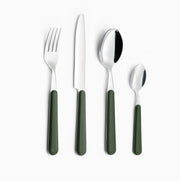Servizio Set di Posate 24 pezzi in Acciaio Inox Eme Brio Verde 23