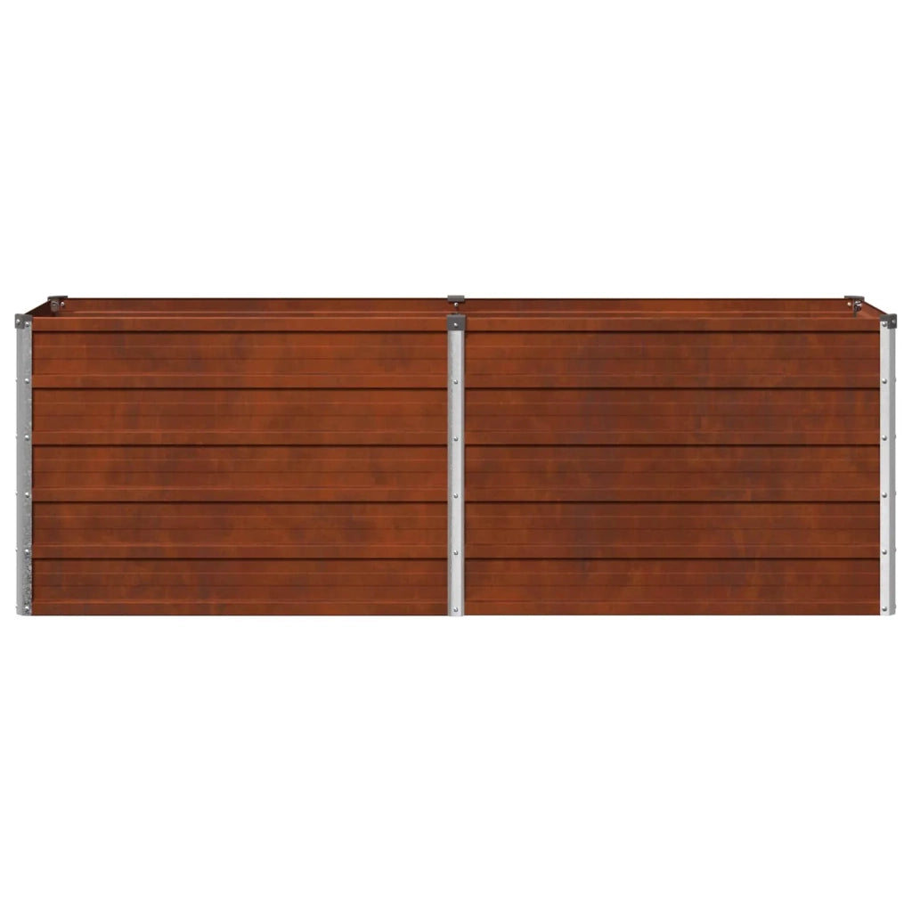Letto rialzato da giardino Ruggine 160 x 40 x 55 cm cartone 8006248