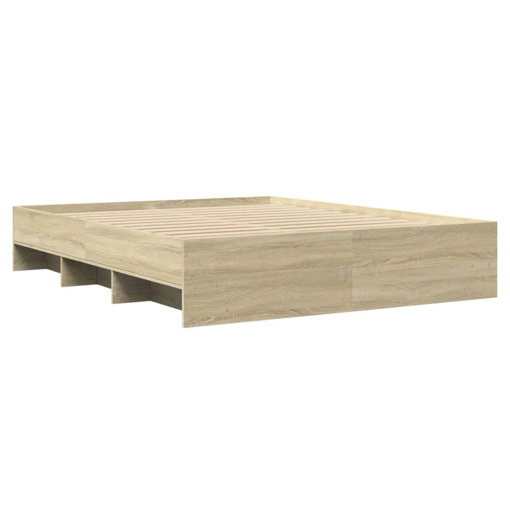 Giroletto senza Materasso Rovere Sonoma 150x200cm in Truciolato 3295648