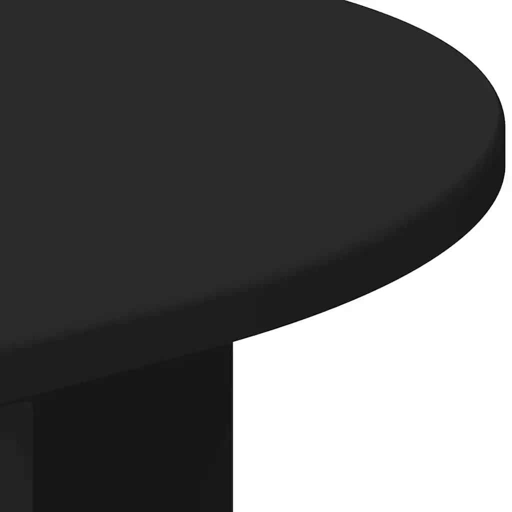 Tavolino Nero 29,6 x 29,6 x 60 cm Legno multistrato