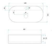 Lavabo Da Appoggio Rea Marcela 60