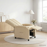 Divano Sedia-Poltrona reclinabile Crema Tessuto 416962