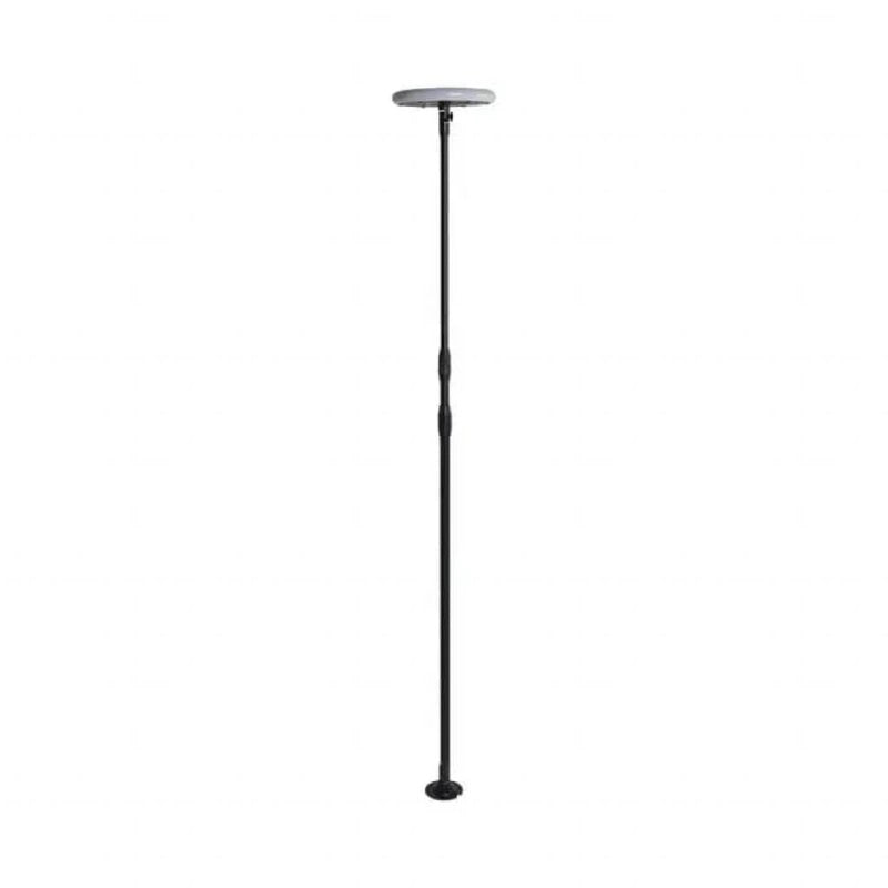 Piantana Solare LED da Giardino 8W con sensore crepuscolare Colore Bianco e Nero 3000K IP65 SKU-6670