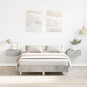 Giroletto senza Materasso-Struttura Letto Grigio Cemento 120x200 cm Truciolato