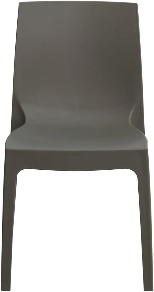 Green Boheme Roma Greenpol - Sedia impilabile, 54 x 52 x 81 cm, colore: Antracite