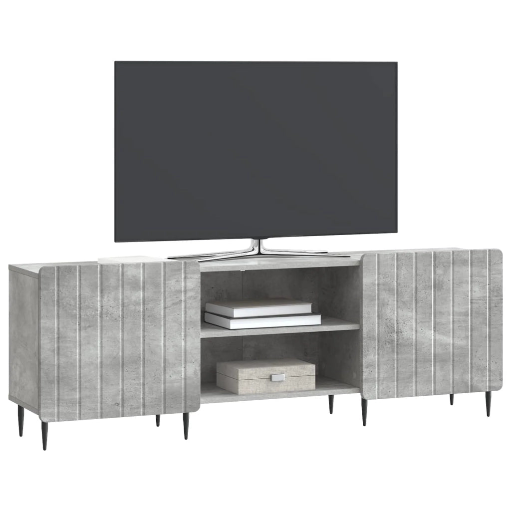 Mobile TV Grigio Cemento 150 x 31 x 52 cm Legno ingegnerizzato
