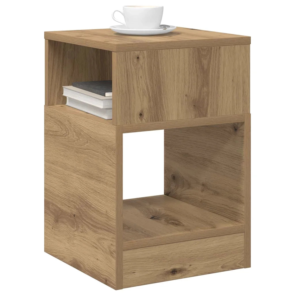Tavolino Rovere artigianale 30,5 x 30 x 45 cm Legno multistrato 890910