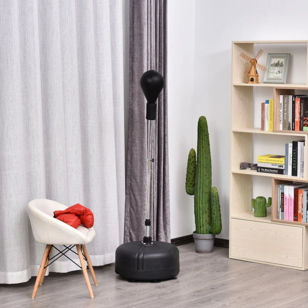Sacco da Boxe Nero ¨C zephmum ¨C 136-154 cm con Base Riempibile e Guanti