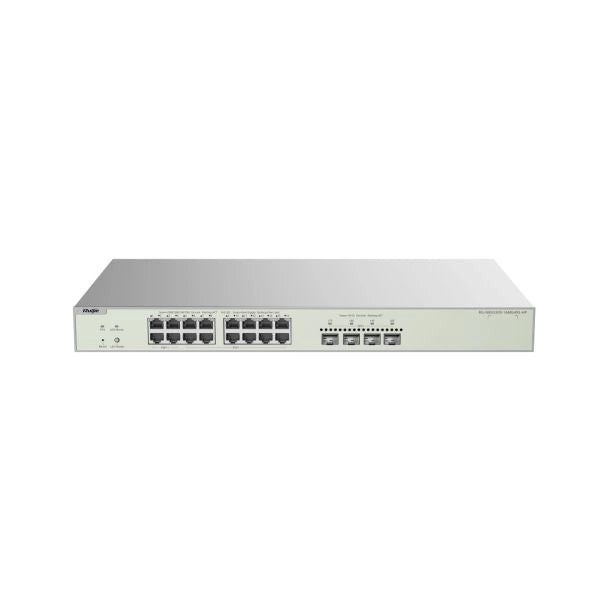 Reyee cloud switch managed l2 multi-gigabit 16 p. 2,5gb, 4 p. 2,5gb poe++, 12 p. poe+, 4 p. 10g sfp+ - RG-NBS3300-16MG4XS-HP