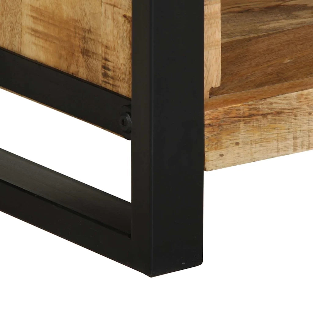 Armadio da Notte Marrone Legno massello di mango 4013599