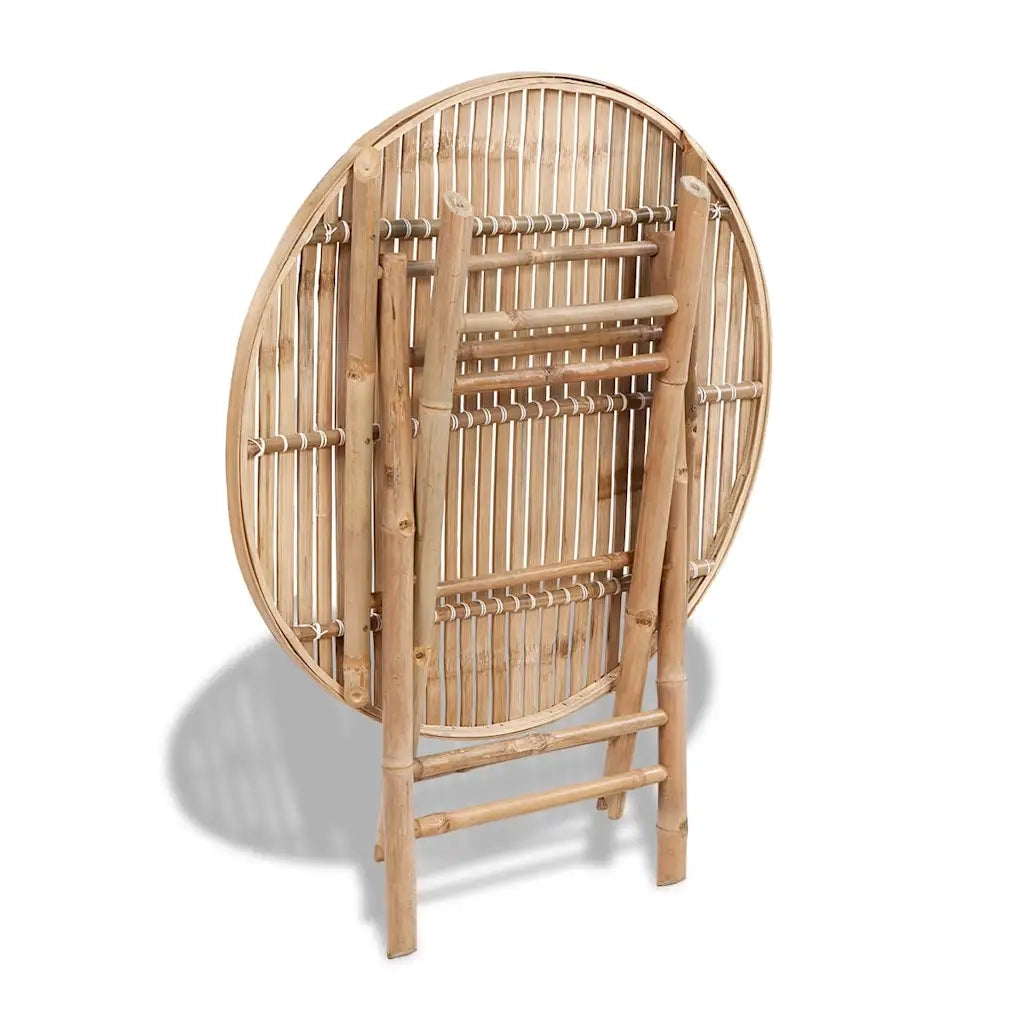 Set da Pranzo da Giardino 5 pz Pieghevole in BambÃ¹ cod mxl 35847