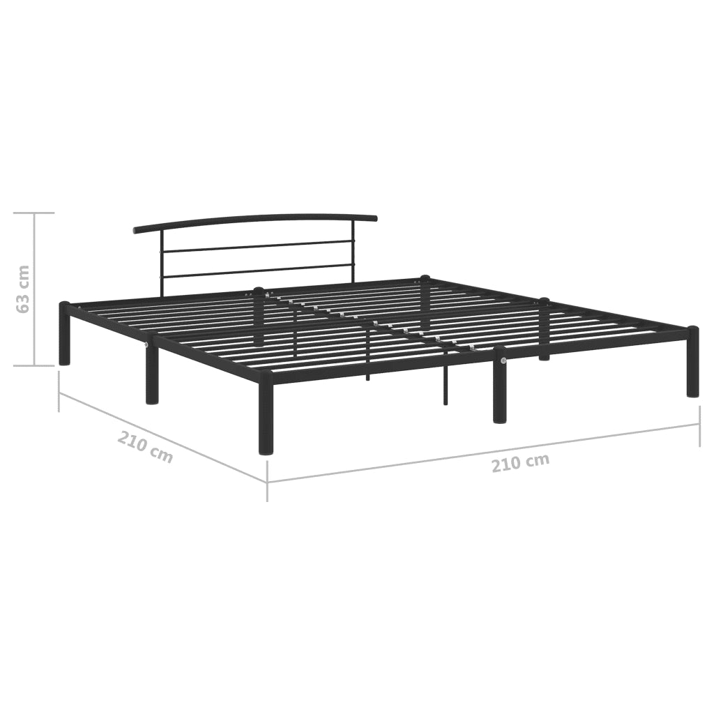 Giroletto Nero in Metallo 200x200 cm 284705
