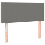 Testiera | Testata Grigio Scuro 100x5x78/88 cm in Tessuto