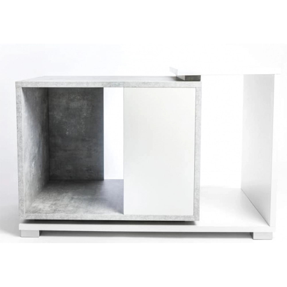 Diversa Cabinet Duo Grey White cm90x60x50h - supporto double face per High Terrarium