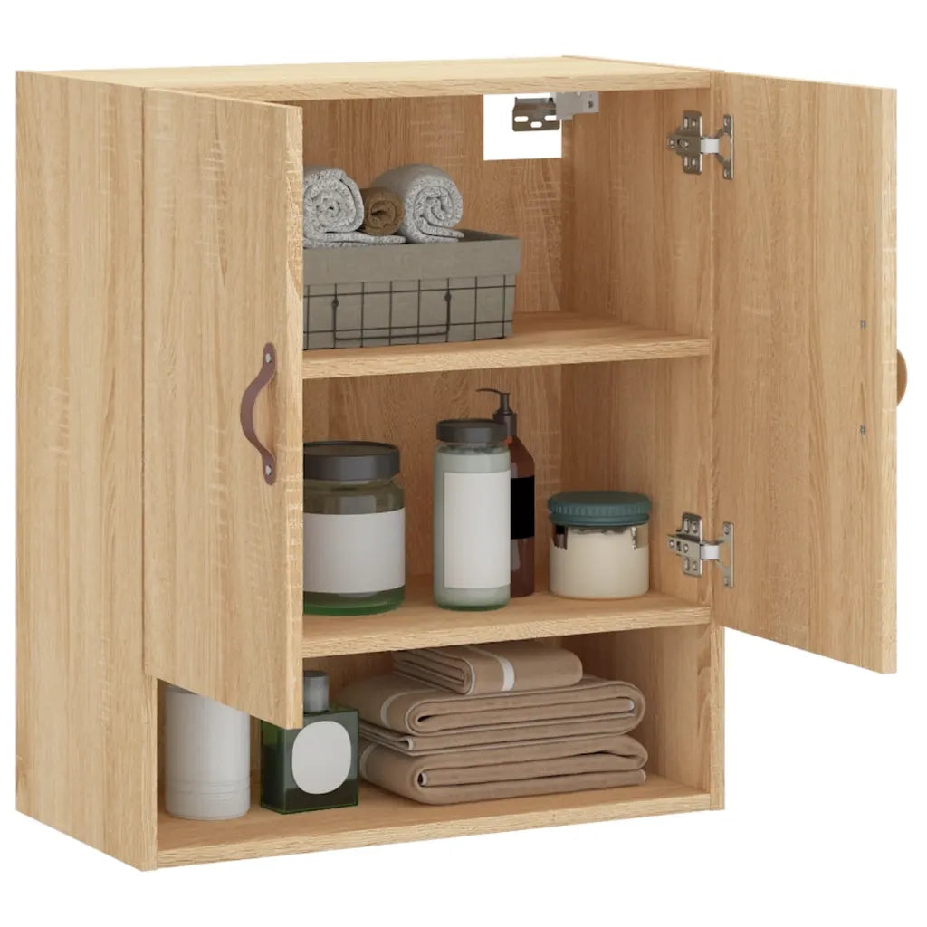 Armadietto a Muro Rovere Sonoma 60x31x70 cm Legno Multistrato 829887