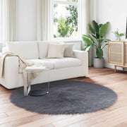 Tappeto in finta TAFALLA Antracite Ø 160 cm Poliestere 42021604