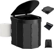 Toilet Portatile Ripiegabile - Leggero e Comodo - Ideale per Campeggiare, Viaggiare, e Situazioni di Emergenza - Compatto e Facile da Trasportare