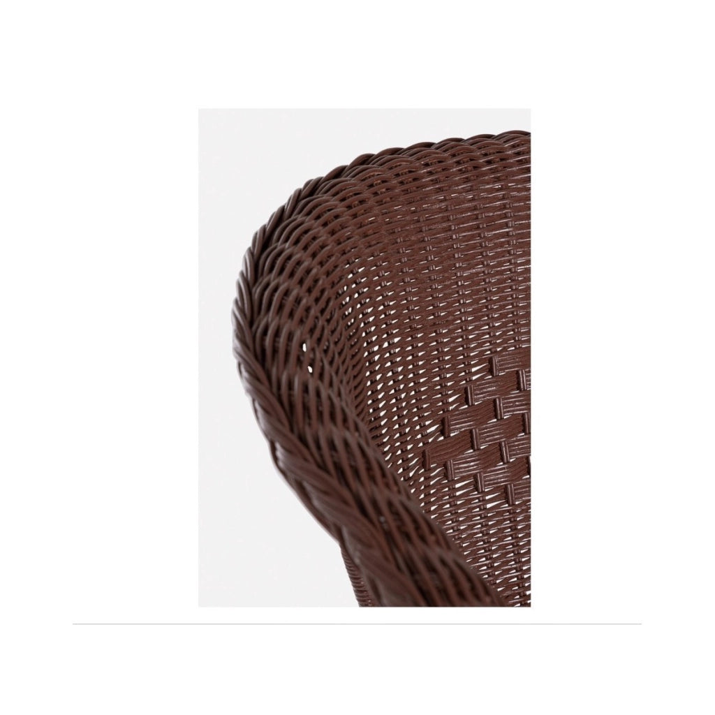 Bizzotto poltrona Ruby in rattan con intreccio in midollino cm 58 x 61 x 74h