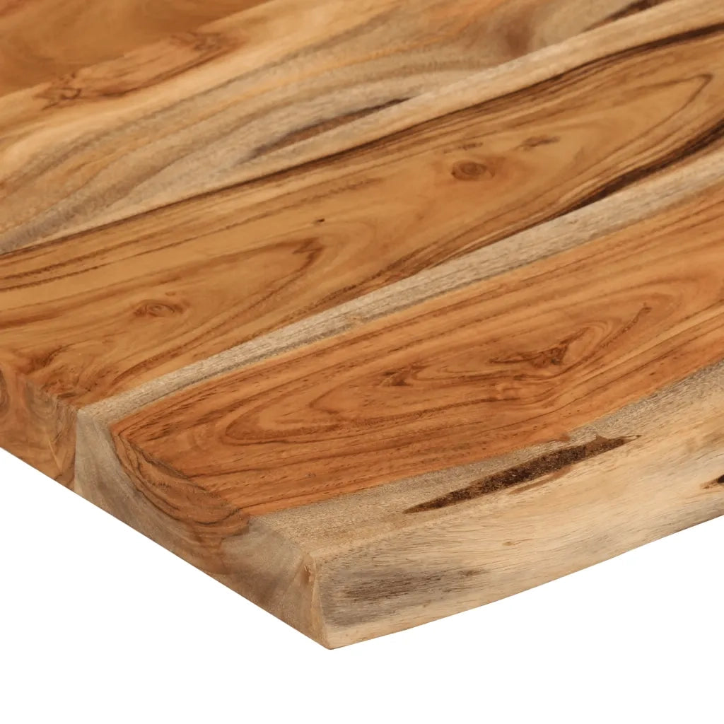 vidaXL Mensola a Muro 60x40x2,5cm Rettangolare Legno Acacia Bordi Vivi