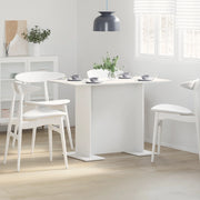Tavolo da pranzo  Bianco 110x60x75 cm in legno ingegnerizzato