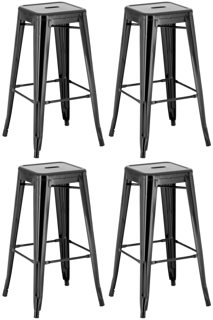 Set di 4 sgabelli da bar Joshua 6