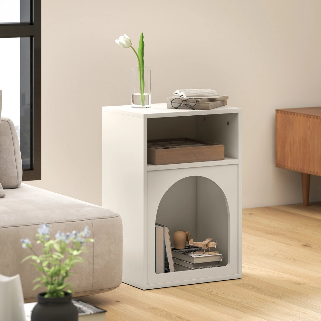 Comodino ¨C zephmum ¨C crema 40x30x60