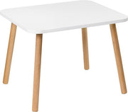 Tavolo per bambini, tavolo in legno per camera da bambini 50 x 60 x 47 cm, regalo per bambini di 3, 4, 5, 6, 7 anni, mobili da assemblaggio - tavolo per bambini