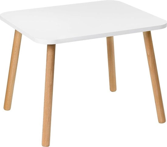 Tavolo per bambini, tavolo in legno per camera da bambini 50 x 60 x 47 cm, regalo per bambini di 3, 4, 5, 6, 7 anni, mobili da assemblaggio - tavolo per bambini