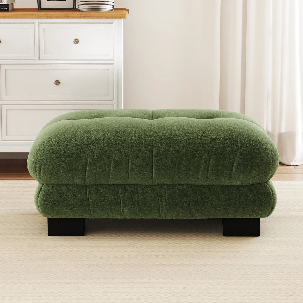 POUF Modulare Verde in Chenille