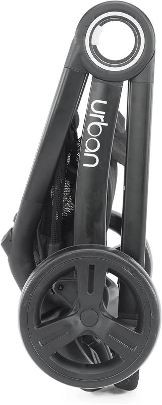 URBAN PLUS STROLLER BLACK DA NAVICELLA A PASSEGGINO - CARROZZINA SEMIRIGIDA - SEDUTA REVERSIBILE - CHIUSURA COMPATTA