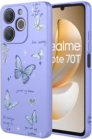 Coprioggetto Ultradurabile - Resistente allo Shock - TPU - Stile Elegante - Disegno Decorativo - Compatibile con Realme Note 70T 4G - Custodia per Telefono