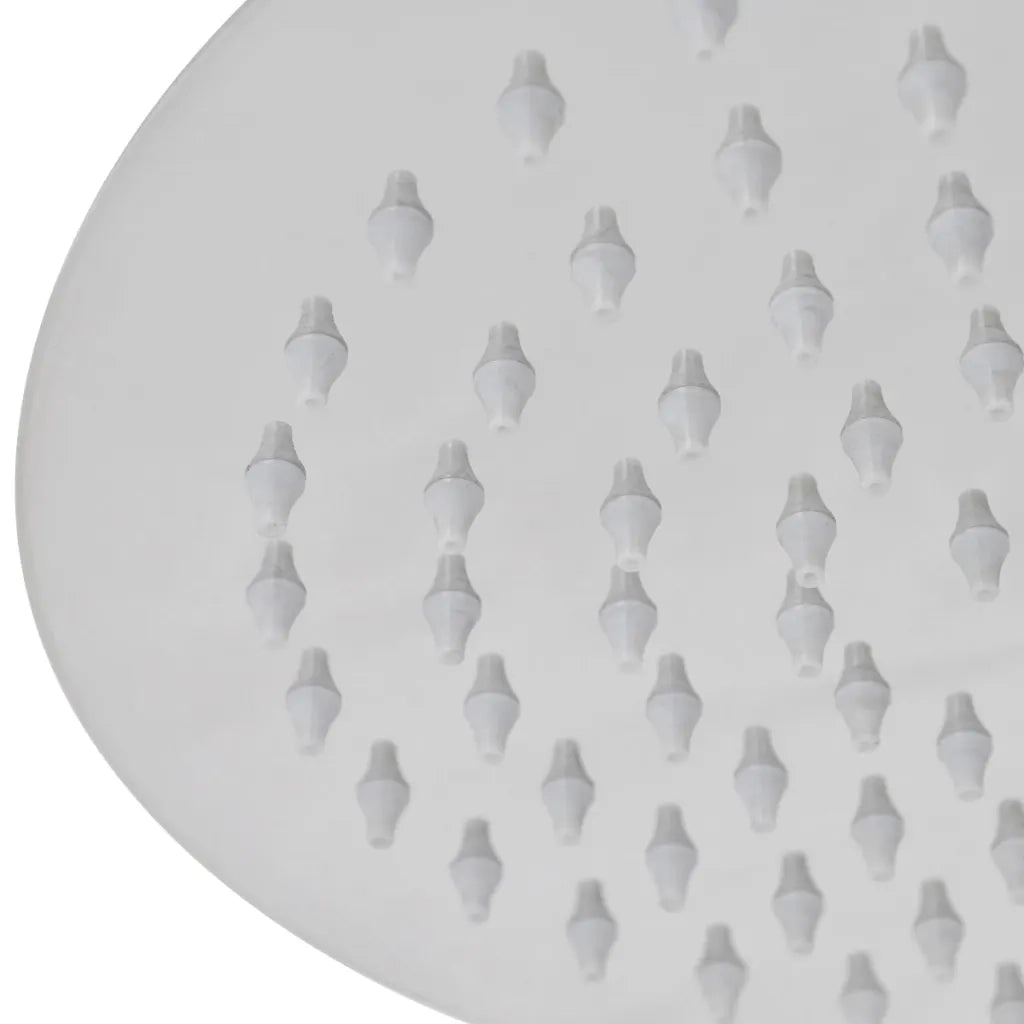Soffione per Doccia a Pioggia 2 pz Acciaio Inossidabile Ã˜ 20 cm cod mxl 53716