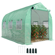 Serra Tunnel 3x2x2 m ¨C zephmum ¨C 6 Finestre a Reticolo e Porta per Giardino Verde