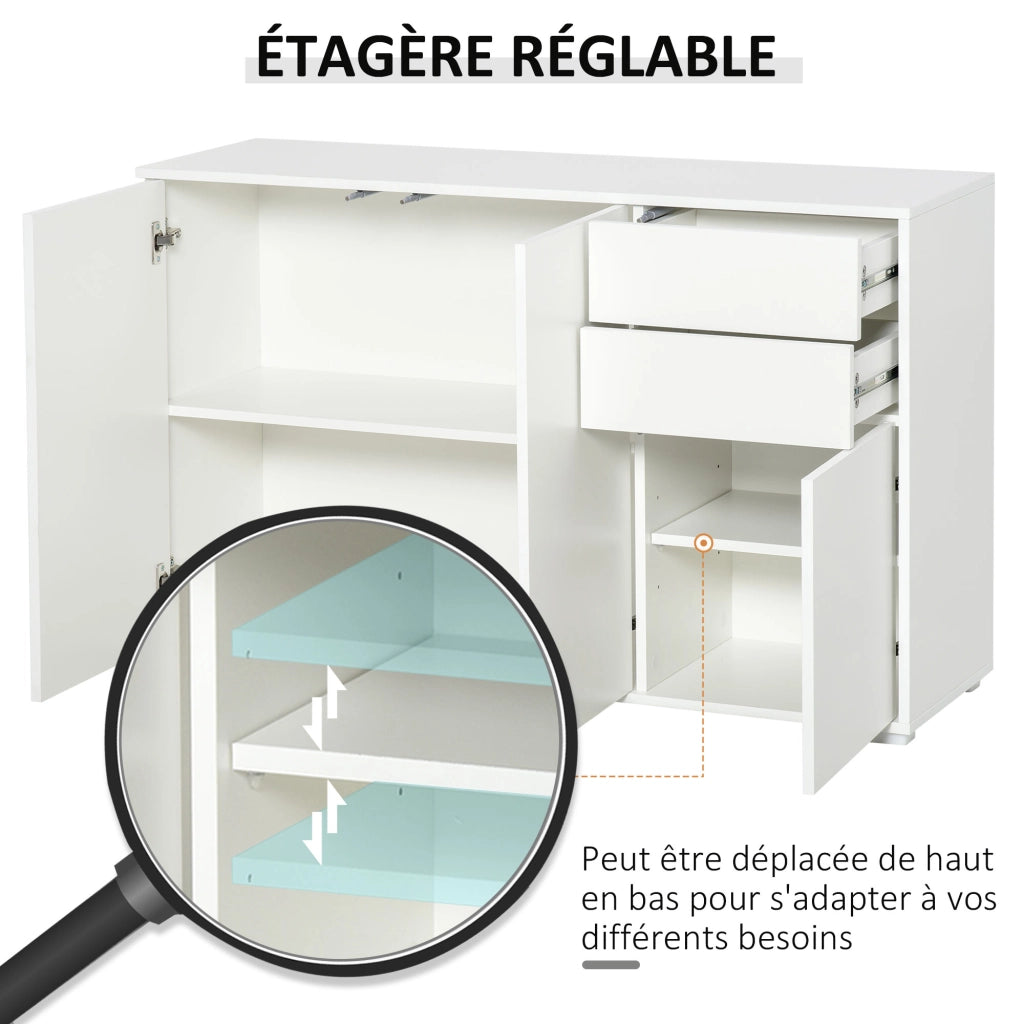 Credenza ¨C zephmum ¨C bianco 117x36x74
