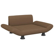Cuccia per cani comoda cesta da divano 70 x 45 x 28 cm tessuto marrone 02_0042815
