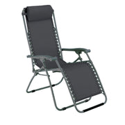 Sdraio Relax Reclinabile Virtus Grigio Scuro