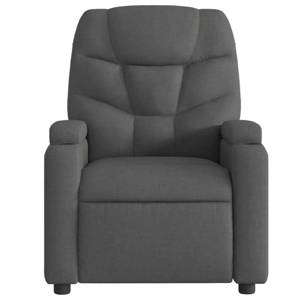 Divano Sedia-Poltrona reclinabile in tessuto grigio scuro 938970