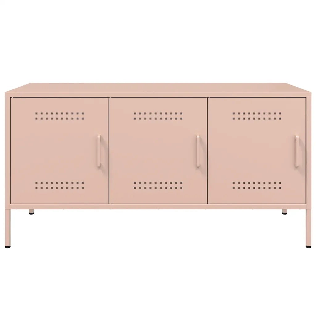 Mobile TV Rosa 100,5x39x50,5 cm in Acciaio