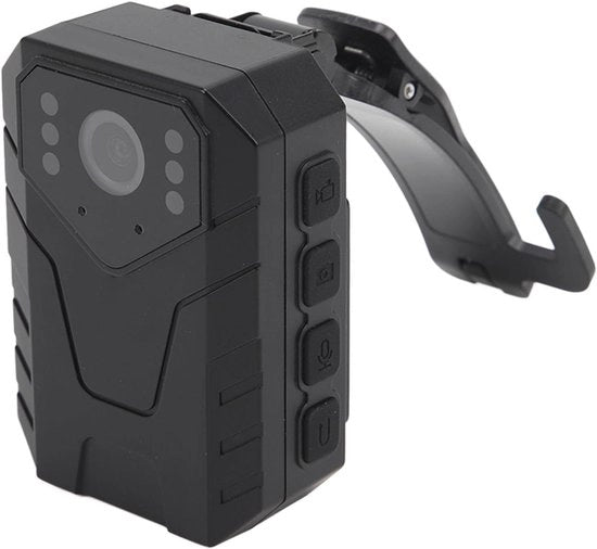 Registrazione Video a Visione Notturna HD con Detezione di Movimento - Design per Fissaggio alle Spalle - Clip posteriore - Leggero e Portatile per Forze dell'Ordine - Registratore 

Modello: 1296P 
Specifica: HD
Codice del prodotto: 1296P