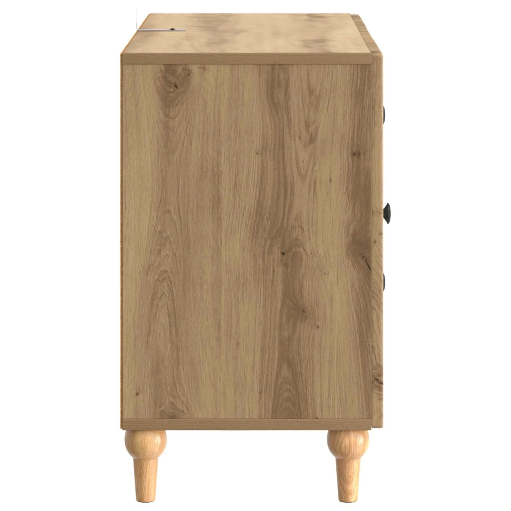 Mobile TV con cassetto Rovere Artigianale 89 x 34,5 x 60 cm