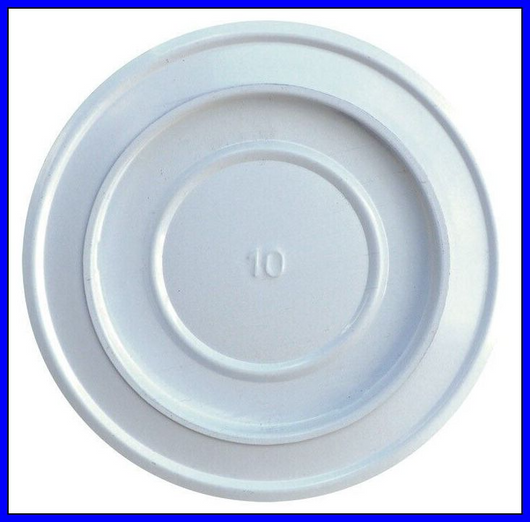 Rosone Canna Fumaria per Tubo stufe pellet camini bianco diametro 160 mm 16 cm