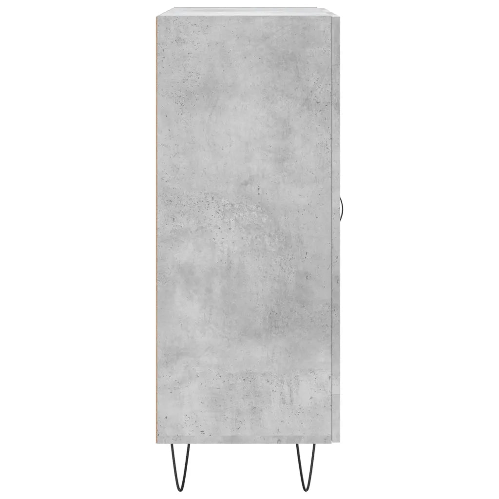 Credenza | Madia | Buffet da pranzo | Armadio da pranzo Grigio Cemento 69,5x34x90 cm in Legno Multistrato