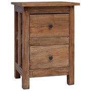 Comodino in Legno Massello di Acacia 40x30x51 cm cod mxl 49967