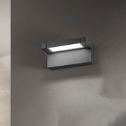 Applique Esterno Moderna Display Alluminio Antrcite Led 20W Cct Ip65