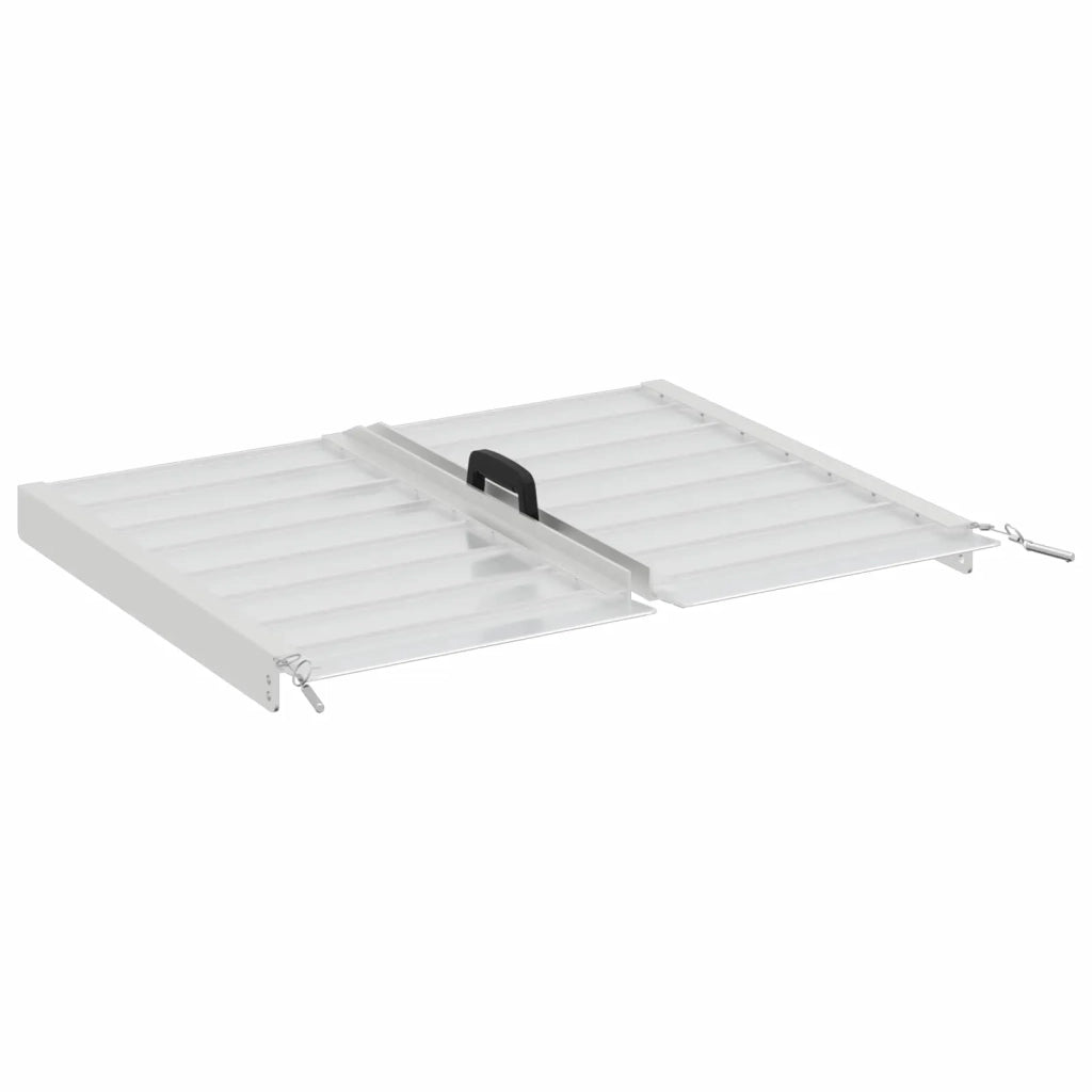 Rampa per sedia a rotelle 270 kg Argento 62 x 73 x 5 cm